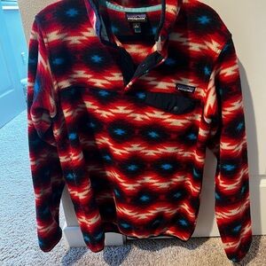 Patagonia Synchilla Fleece - Red & Blue